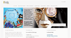 Desktop Screenshot of itakeditions.fr